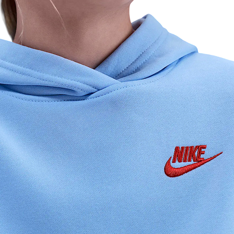 Jacheta Nike K NSW CLUB FLC HDY LBR XS Albastru deschis Barbati photo 5